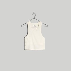 NWT Women’s Madewell Variegated Rib Crop Tank, Size XS